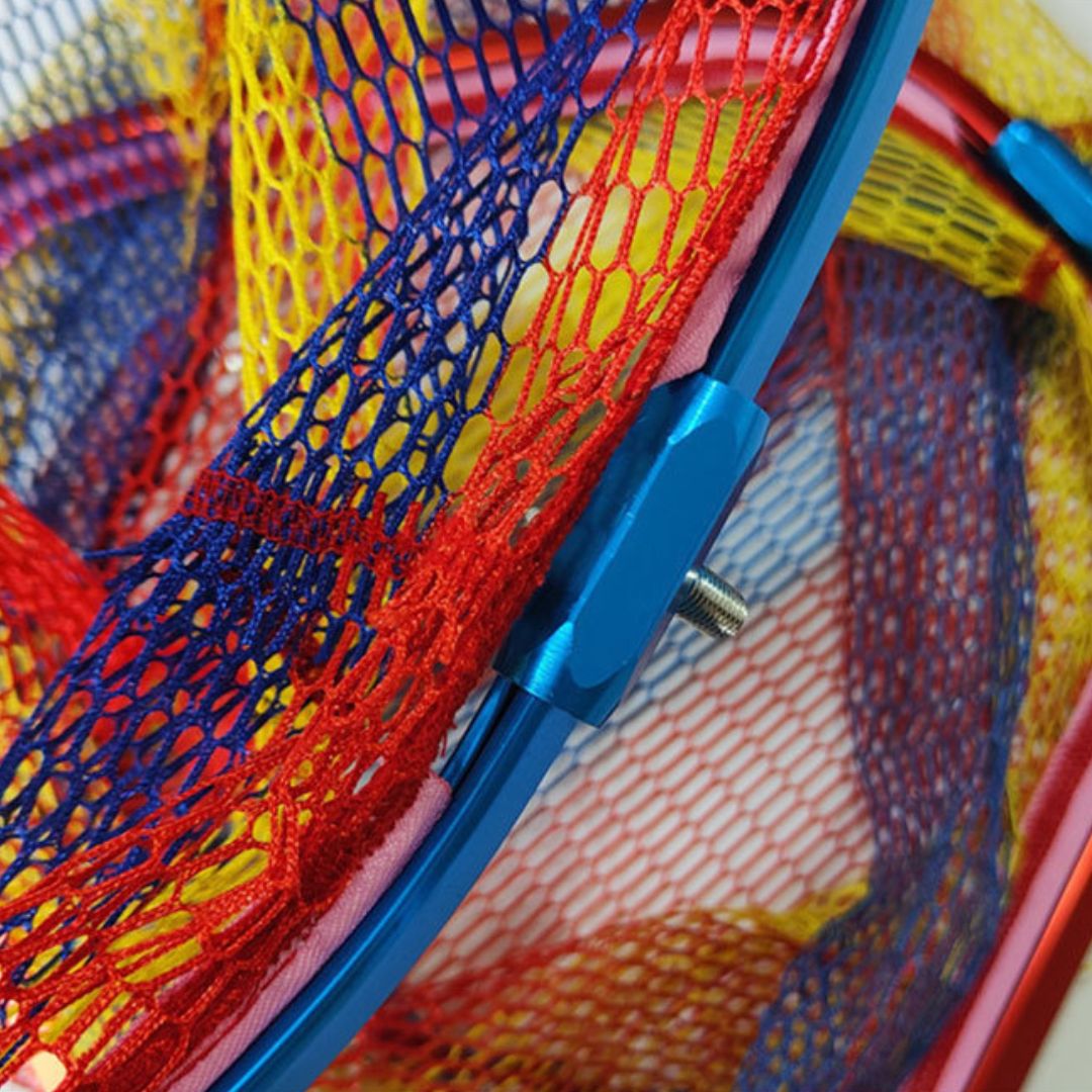 Tête d'épuisette pêche au coup multicolore -  Diam. de vis : 8mm