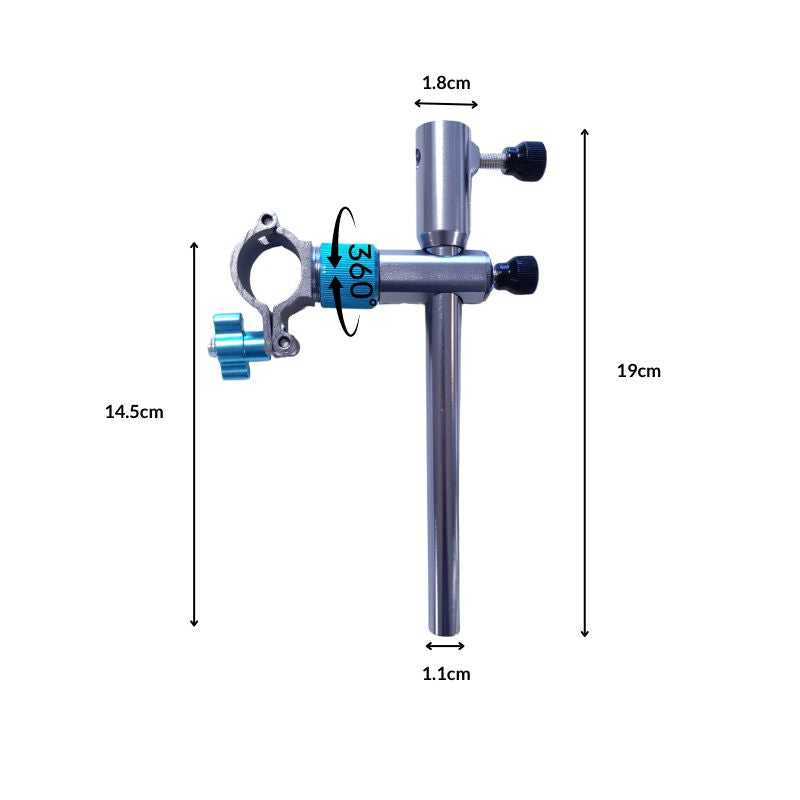 Kit de 3 supports pour chaise de pêche (Canne, Bourriche et Plateau)